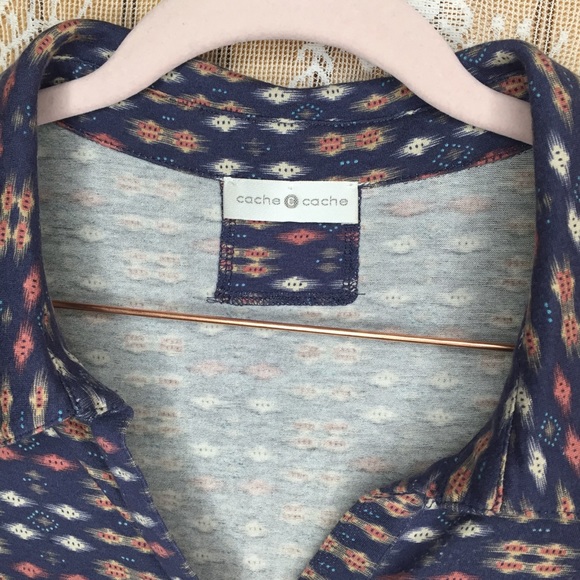 Cache Cache Vintage Inspired Top - Picture 2 of 6